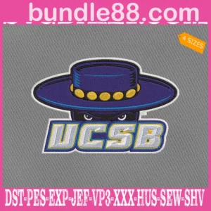 UC Santa Barbara Gauchos Embroidery Files