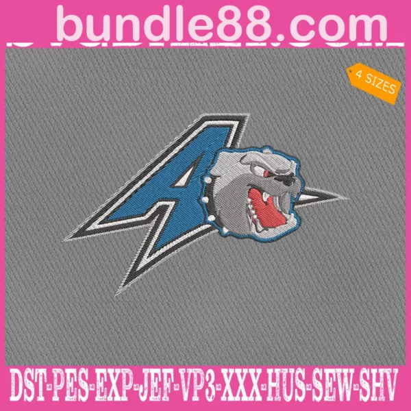 UNC Asheville Bulldogs Embroidery Files