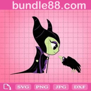 Ursula Maleficent Svg