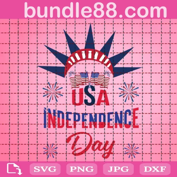 Usa Independence Day Svg