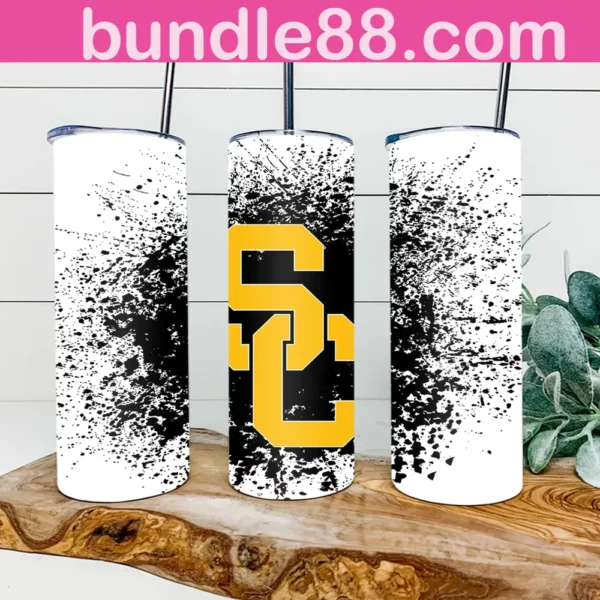 USC Trojans Football 20oz Skinny Tumbler