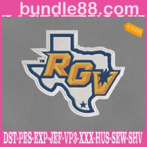 UT Rio Grande Valley Vaqueros Embroidery Files