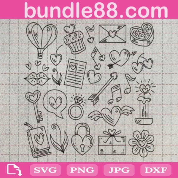 Valentine Bundle Svg Free