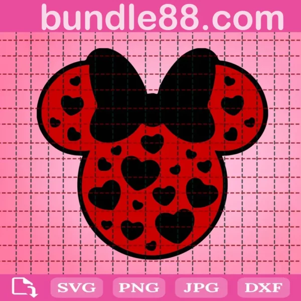 Valentines Day Head Svg