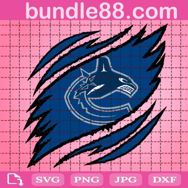 Vancouver Canucks Claws Svg
