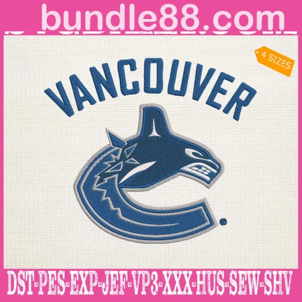 Vancouver Canucks Embroidery Files