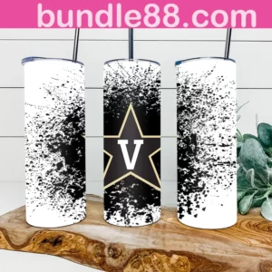 Vanderbilt Commodores Football 20oz Skinny Tumbler