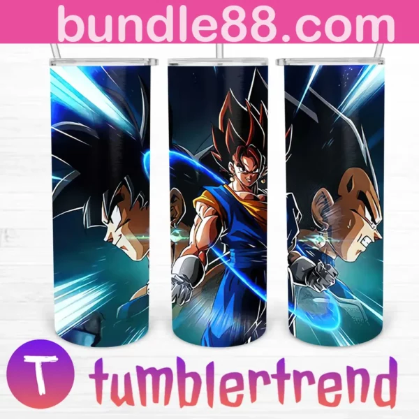 Vegito And Gogeta 20oz Tumbler Skinny