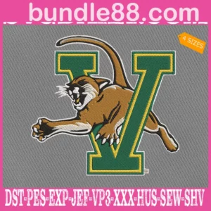 Vermont Catamounts Embroidery Files