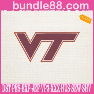 Virginia Tech Hokies Embroidery Machine