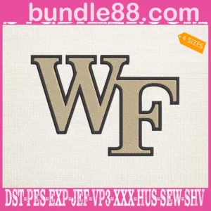 Wake Forest Demon Deacons Embroidery Machine