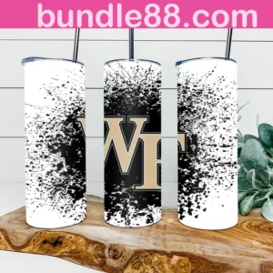 Wake Forest Demon Deacons Football 20oz Skinny Tumbler