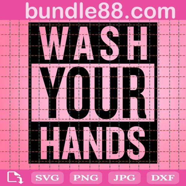 Wash Your Hands Svg