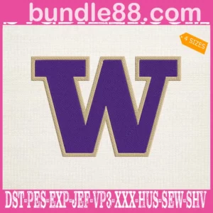 Washington Huskies Embroidery Machine