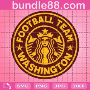 Washington Redskins Starbucks Logo Cup Wrap Svg