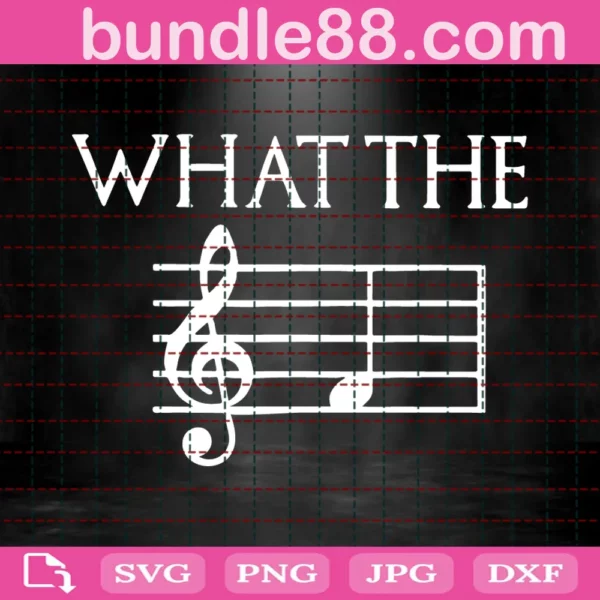 What The F Musical Note Svg