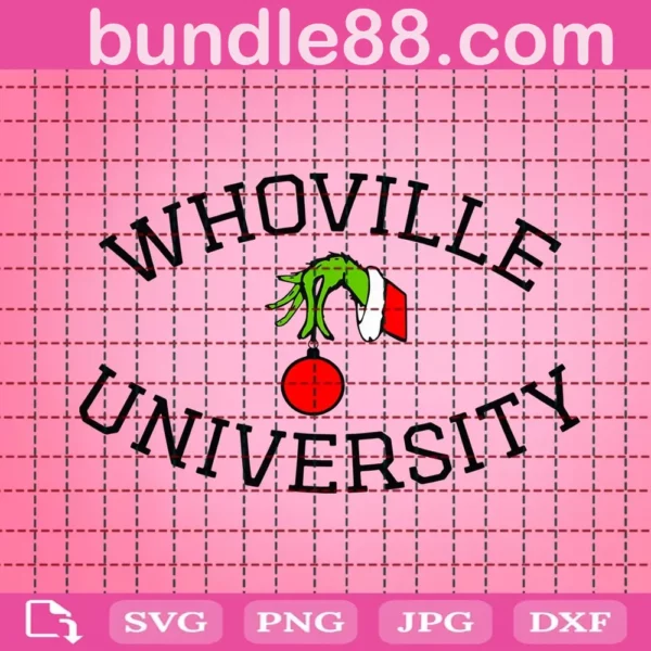 Whoville University Svg