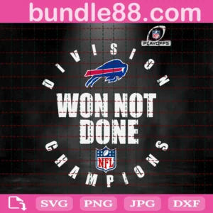 Won Not Done Nfl Svg