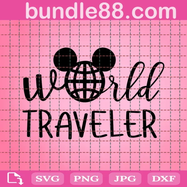 World Traveler Svg
