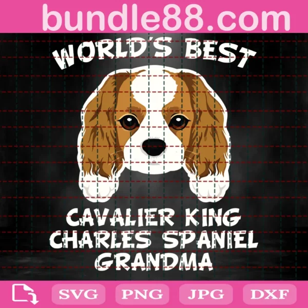 World'S Best Cavalier King Charles Spaniel Dog Svg