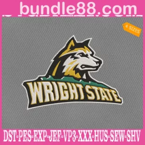 Wright State Raiders Embroidery Files