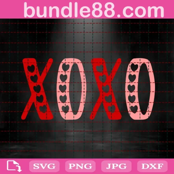 Xoxo Svg, Valentines Day Svg