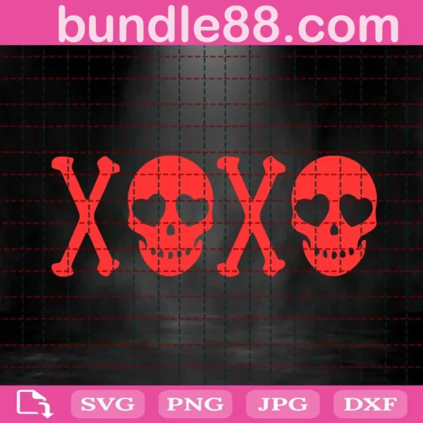 Xoxo Svg, Xoxo Skeleton Svg