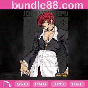 Yagami Iori Svg, The King Of Fighters Svg