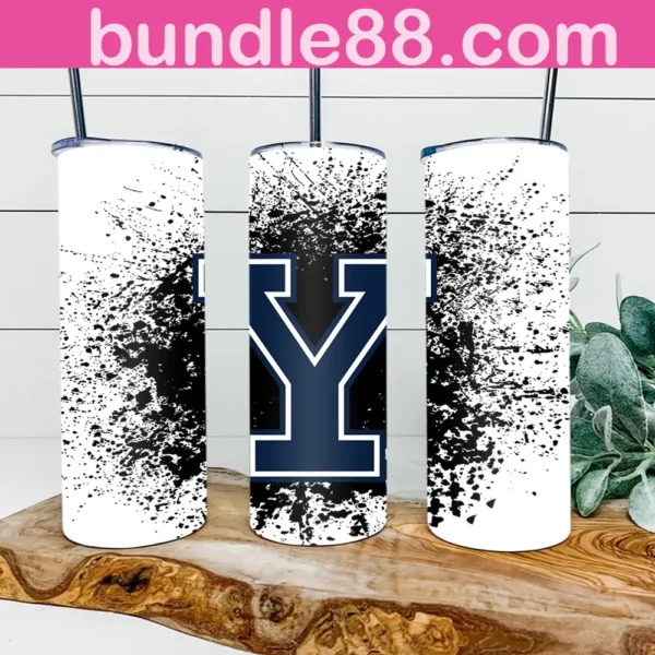 Yale Bulldogs 20oz Skinny Tumbler