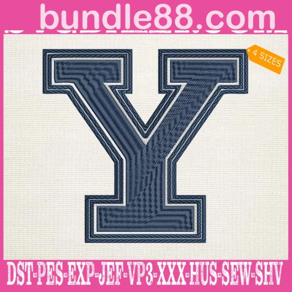 Yale Bulldogs Embroidery Files