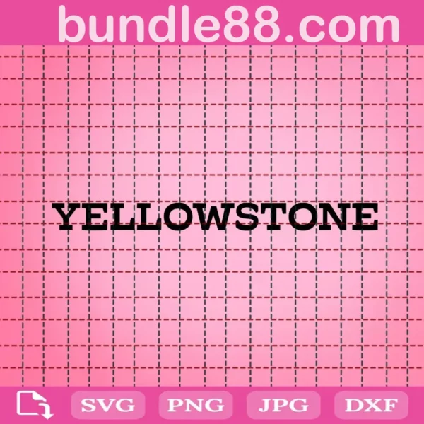 Yellowstone Svg, Retro Yellowstone Svg