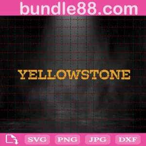 Yellowstone Yellow Svg