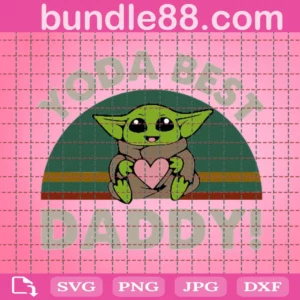 Yoda Best Dad Svg