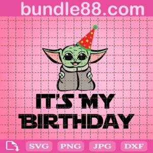Yoda Birthday Svg