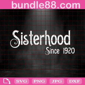Zeta Phi Beta Sisterhood Since 1920 Svg