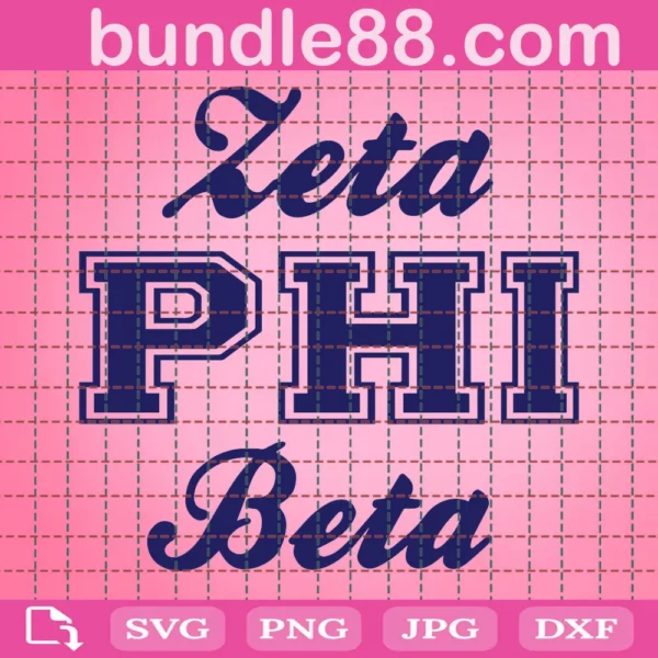 Zeta Phi Beta Sorority Inc Svg