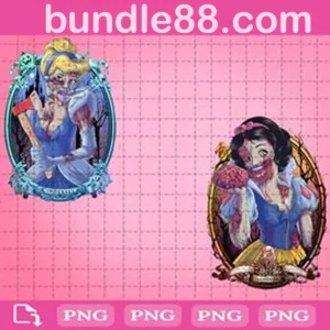 Zombie Princess Bundle Png