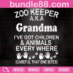 Zoo Keeper Aka Grandma Svg
