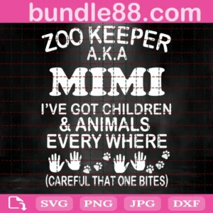 Zoo Keeper Aka Mimi Svg