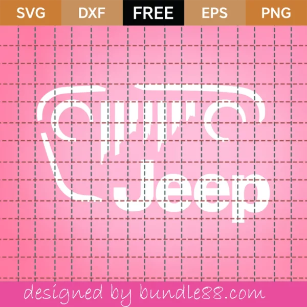 Cricut Jeep Grill Svg Free, Svg Png Dxf Eps Digital Download Invert