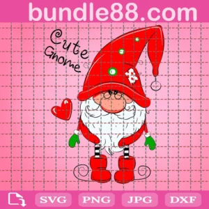 Christmas Gnomes Clipart, Svg Png Dxf Eps
