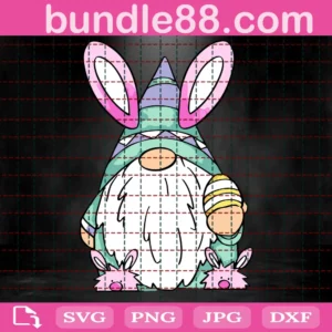 Easter Gnomes Clipart, Svg Png Dxf Eps Designs Download
