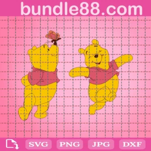 Clipart Of Winnie The Pooh, Svg Png Dxf Eps Designs Download