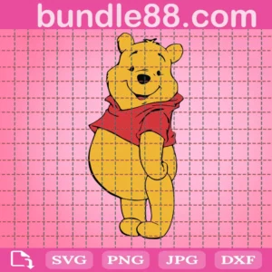 Vintage Winnie The Pooh Clipart, Svg File Formats