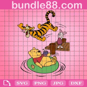 Winnie The Pooh Svg Files For Cricut, Downloadable Files